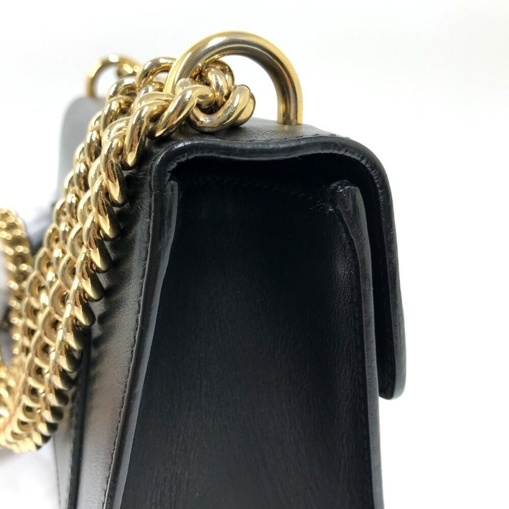 GUCCI Authentic Black Leather Shoulder Bag - Picture 7 of 16
